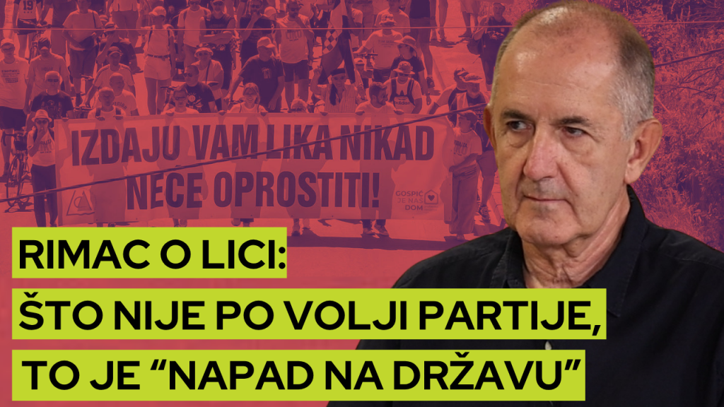 Rimac o Gospiću: Vlast reagira kao u Jugoslaviji – što nije po volji partije, to je “napad na državu”