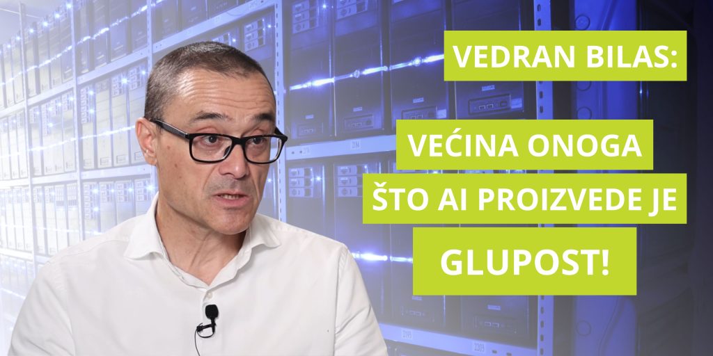 Većina onoga što danas proizvede AI je glupost, to nije održivo